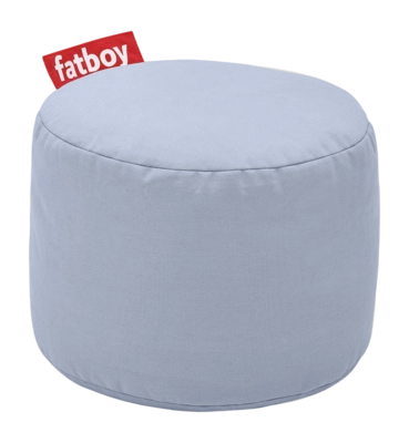 Poef Fatboy Point Stonewashed Misty Blue Ø50 x 35