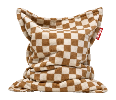 Zitzak Fatboy Original Slim Teddy Chess Almond Creme