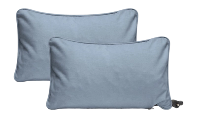 Sierkussen Fatboy Paletti Armrest Set Storm Blue (Set van 2) (40 x 69 cm)