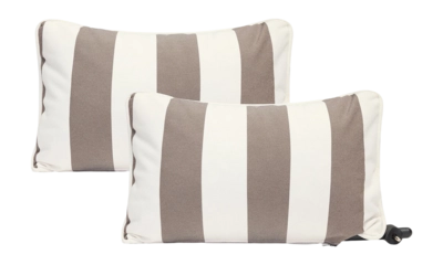 Sierkussen Fatboy Paletti Armrest Set Stripe Cacao (Set van 2) (40 x 69 cm)