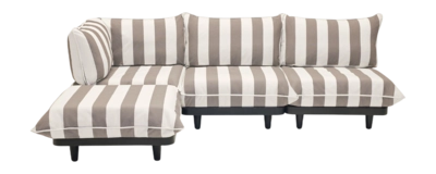 Loungeset Fatboy Paletti Left Stripe Cacao Large