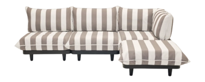 Loungeset Fatboy Paletti Right Stripe Cacao Large