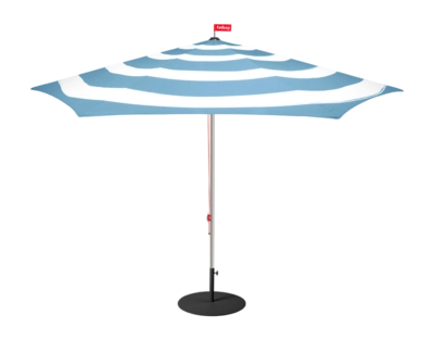 Parasol Fatboy Stripesol Wave Blue Ø350 (Incl. Parasolvoet Black)