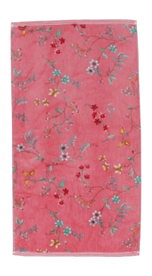 Handdoek Pip Studio Les Fleurs Pink (55 x 100 cm)