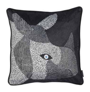 Sierkussenhoes MOOOI Dwarf Rhino Black (50 x 50 cm)