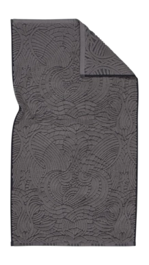 Asciugamano Moooi Dodo Pavone 55 x 100 cm, 100% Cotone, Grigio corvo