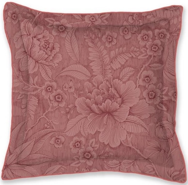 Sierkussen Pip Studio Casa Dei Fiori Square Cushion Steenrood (45 x 45 cm)
