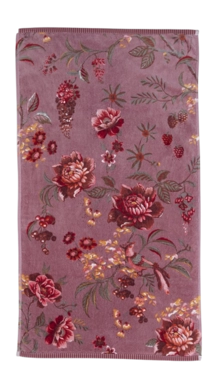 Serviette Invités Pip Studio Secret Garden Mauve (30 x 50 cm)