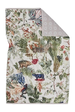Badetuch MOOOI Menagerie of Extinct Animals Ivory (100 x 150 cm)