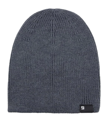 Beanie Krakatau Unisex Wool Beanie Dark Grey Melange