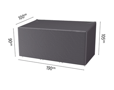Loungestoel- & Hockerhoes Platinum Aerocover Anthracite (190 x 100 x H105/90 cm)