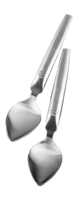 Decorative Spoons Plate-It Quenelle Spoons Large (2-piece)