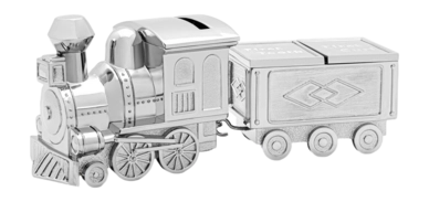 Spardose/Zahndöschen Zilverstad Locomotief
