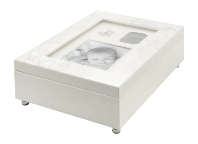 Memory Box Zilverstad Baby With Music 8x8 cm
