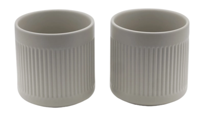Mug Bredemeijer Skagen Light Grey 300 ml (Set of 2)