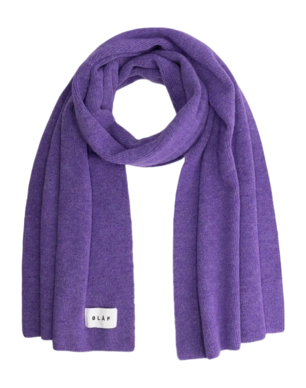 Écharpe Olaf Hussein Femme Rib Purple