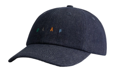 Casquette Olaf Hussein Homme Sans Embro Denim Dark Denim