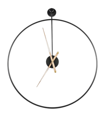 Klok By-Boo Sundial large - Black