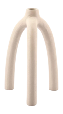 Candle Holder By-Boo Twig Large - Off White