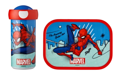 Lunchset Mepal Campus (Schoolbeker Mepal + Lunchbox Mepal) Spiderman 300 ml + 750 ml
