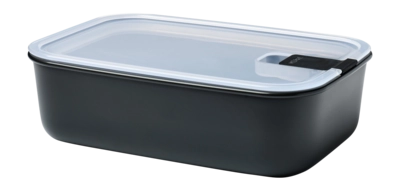Contenitore per alimenti con coperchio Mepal EasyClip 1,5 L, Nero Nordico