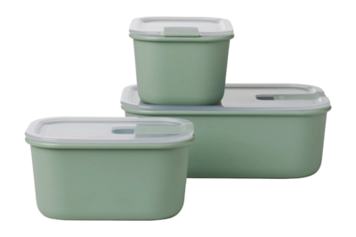 Set Storage System Mepal Easyclip (2 x 450 ml + 1000 ml) Nordic Sage (Set of 3)