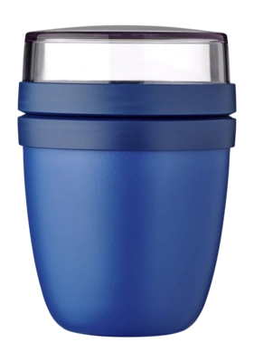 Food Container Mepal Ellipse Mini Vivid Blue 300 ml + 120 ml