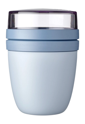 Food Container Mepal Ellipse Mini Nordic Blue 300 ml + 120 ml
