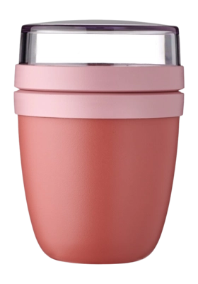 Food Container Mepal Ellipse Mini Vivid Mauve 300 ml + 120 ml