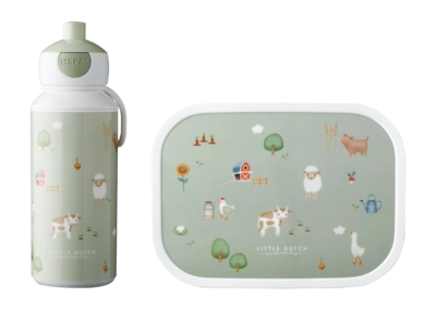 Lunchset Mepal Campus (Pop-up + Lunchbox Mepal) Little Farm 400 ml + 750 ml