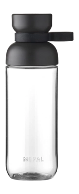 Borraccia per acqua frizzante Mepal On The Go Vita 0,5 L, Tritan, Nero Nordico
