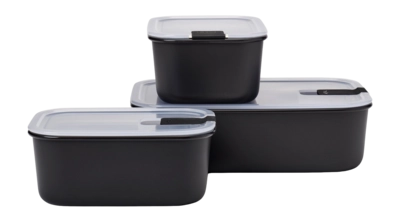 Set Vershoudbakjes Mepal Easyclip (2 x 700 ml + 1500 ml) Nordic Black (Set van 3)
