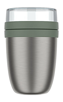 Insulated Food Container Mepal On The Go Ellipse Nordic Sage 500 ml + 200 ml