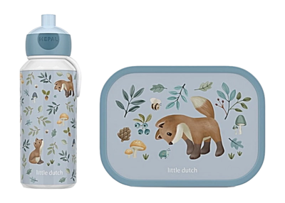 Lunchset Mepal Campus (Pop-up + Lunchbox Mepal) Forest Friends 400 ml + 750 ml
