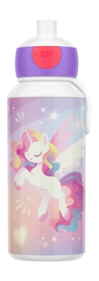 Drinkfles voor Kinderen Mepal Pop-Up Campus Unicorn Glow 400 ml