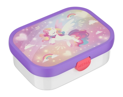 Porta pranzo bambini Mepal Campus Bento 0,75 L, Con Bentobox, Bagliore Unicorno
