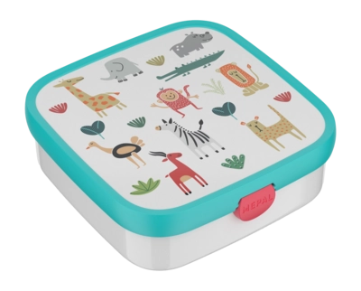 Food Container for Children Mepal Bento Campus Large Animal Friends 1300 ml