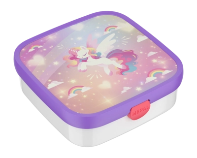 Food Container for Children Mepal Bento Campus Large Unicorn Glow 1300 ml