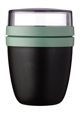 Food Container Mepal Ellipse Mini Limited Edition Black 300 ml + 120 ml