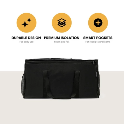 Koeltas Steamy Food Delivery Bag Black XXL 81L