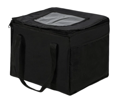 Sac Isotherme Steamy Food Delivery Bag Black Extra Large 51L
