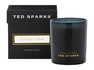 Geurkaars Ted Sparks Demi Patchouli & Musk