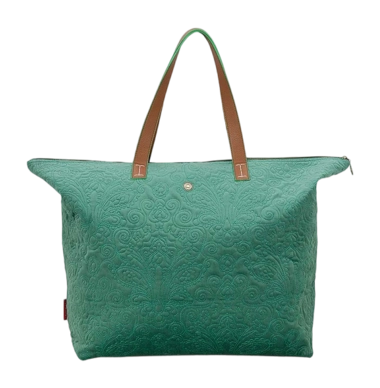 Draagtas Pip Studio Velvet Quiltey Days Tote Bag Green