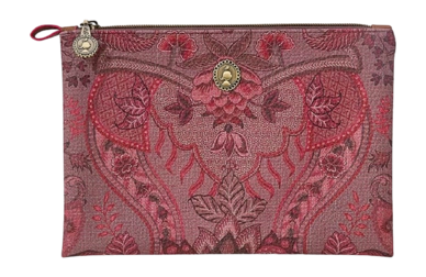 Toilettas Pip Studio Kyoto Festival Cosmetic Flat Pouch Medium Dark Pink