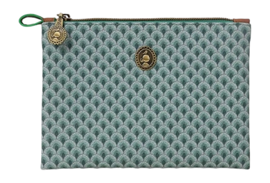 Toilettas Pip Studio Kyoto Festival Suki Cosmetic Flat Pouch Small Green