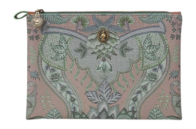 Toilettas Pip Studio Kyoto Festival Cosmetic Flat Pouch Medium Green