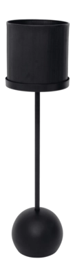 Plantenbak Urban Nature Culture Ostuni Black 22 x 86 cm