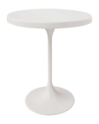 Bijzettafel Urban Nature Culture High Gloss White Ø50