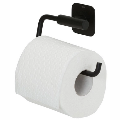 Tiger - Tiger Tune Porte-rouleaux papier toilette de réserve autoportante  Laiton brossé / Noir