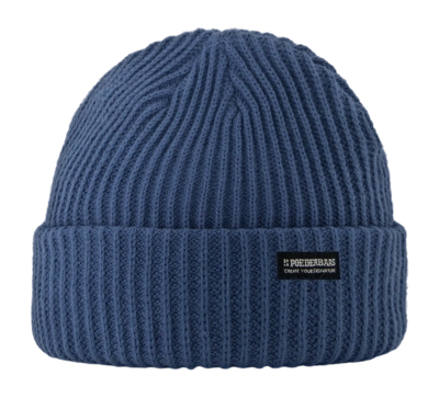 Bonnet Poederbaas Unisexe Royal Rib Blue